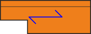 Rysunek warsztatowy belki - symbol długości