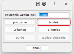 Wiercenie kulawek - obróbka specjalna - położenie na elemencie