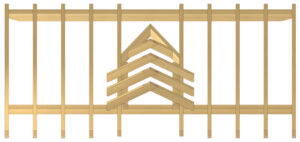 Wydłużenie krokwi koszowej - stan początkowy