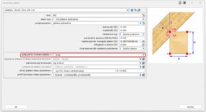 Zamek galicyjski - ustawienie krokwi na murłacie